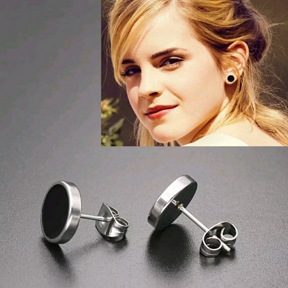 6mm Black and Silver Faux Spacers
